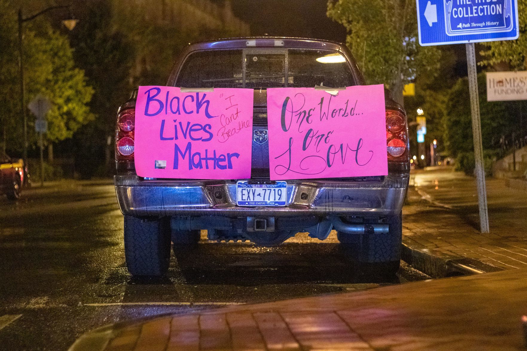 Centennial Circle protest